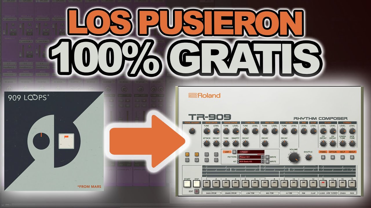 🔥SUPER NOTICIA! Pusieron los Tr-909 Loops COMPLETAMENTE GRATIS 🤯 | Free Samples & Loops 