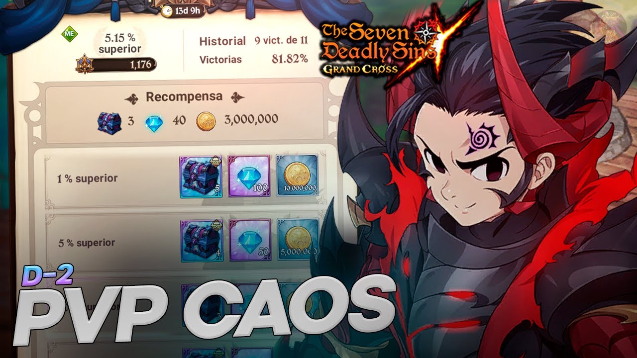 ESTÁ POTENTE ZELDRIS [LR] EN EL PVP CAOS | 7DS: Grand Cross