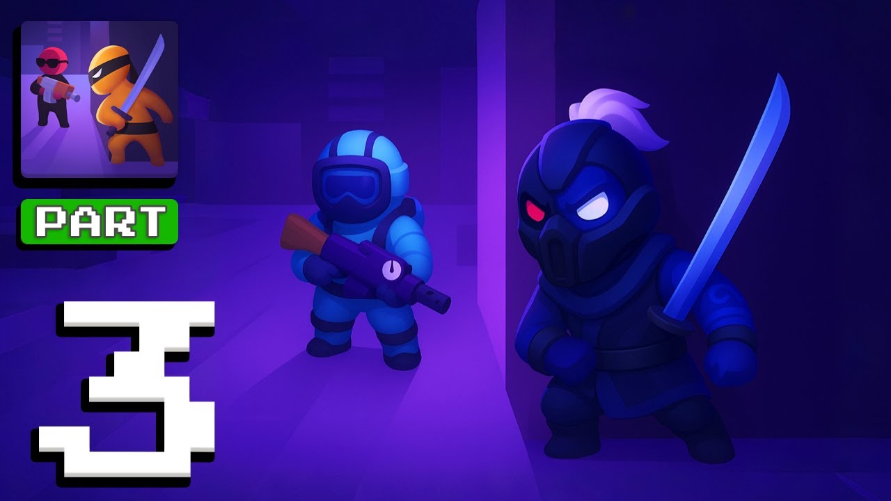 Stealth Master: Assassin Ninja - Gameplay Walkthrough Part 3 - Sneaky Strike Master (iOS, Android)