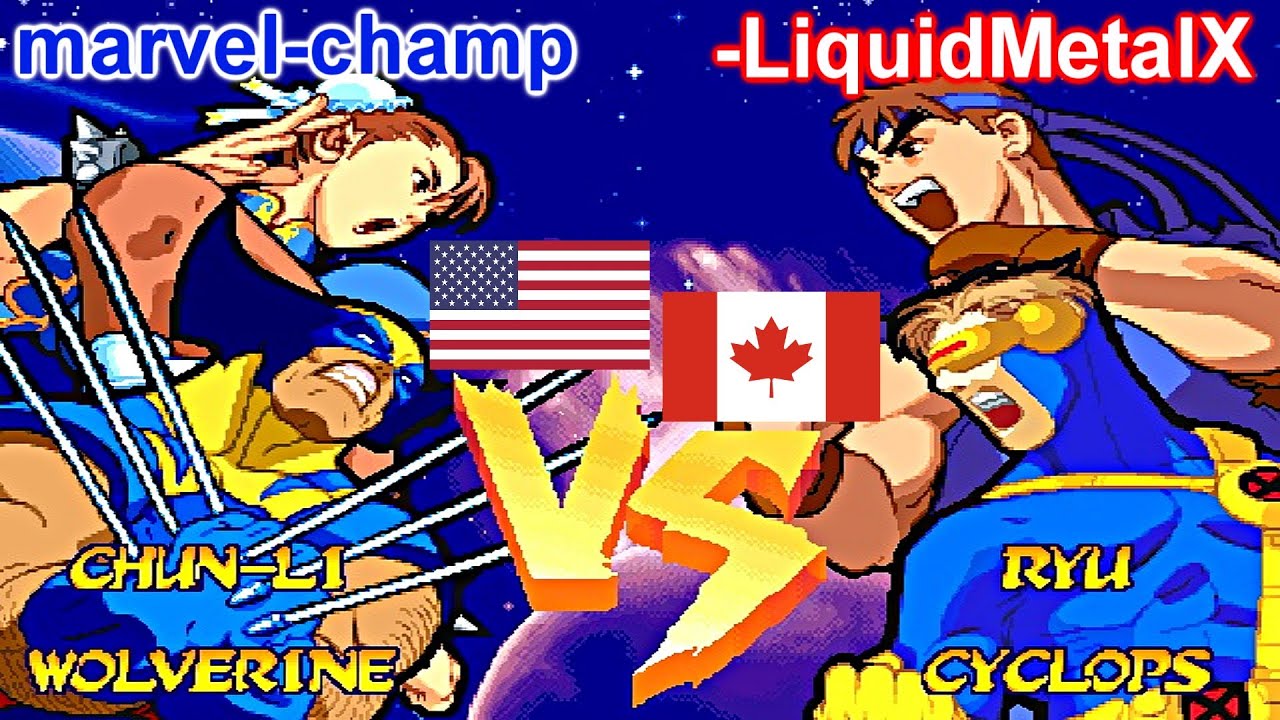 Marvel Super Heroes Vs. Street Fighter - marvel-champ vs -LiquidMetalX FT5 X2
