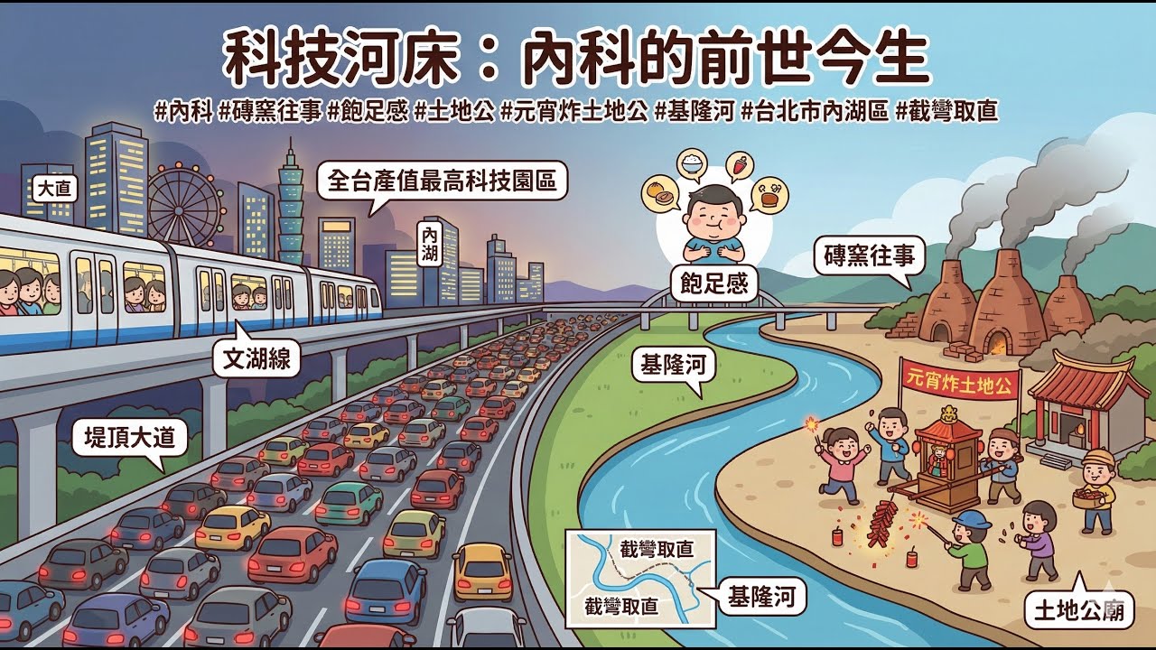 【台北內科】河床上的金庫：消失的基隆河與巷內的麵皮香