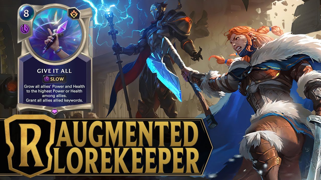 Augmented Lorekeeper - Viktor & Revna Deck - Legends of Runeterra World Ender Gameplay