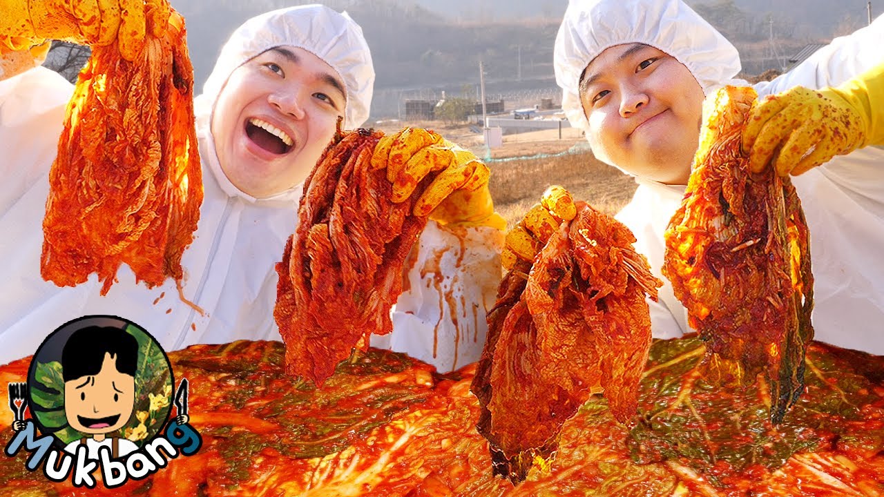 ASMR MUKBANG 김장김치엔 역시 보쌈!! KIMCHI & BOSSAM EATING SOUND!