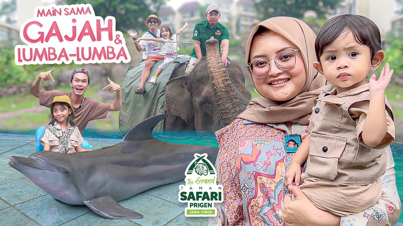 PERTAMA KALI LEXIE NAIK GAJAH SAMA BUNDA 😍 LEIKA MAIN BARENG LUMBA-LUMBA DAN NONTON SIRKUS