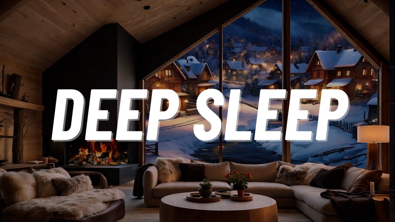 Cozy Winter Night ❄️ | Soft Piano for Deep Sleep & Warm Rest
