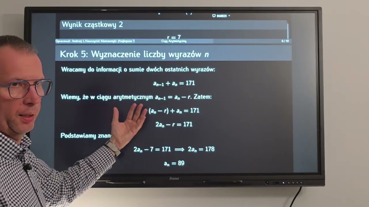 Ciąg arytmetyczny poziom podstawowy 