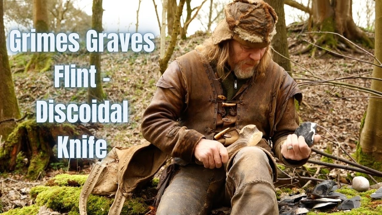 Knapping Rare Grimes Graves Flint | When an Axe Becomes a Discoidal Knife
