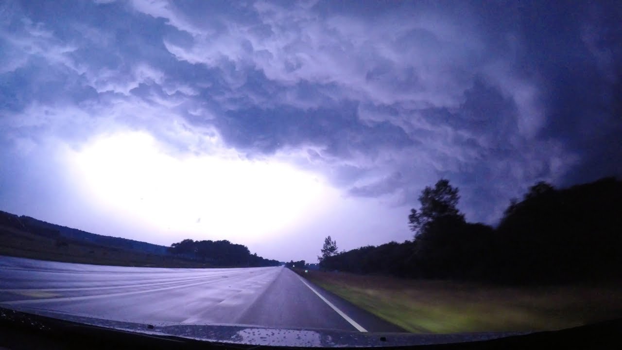 Onweer 6-7 juli 2017 - 4K - omg. Voorhout en Haarlem