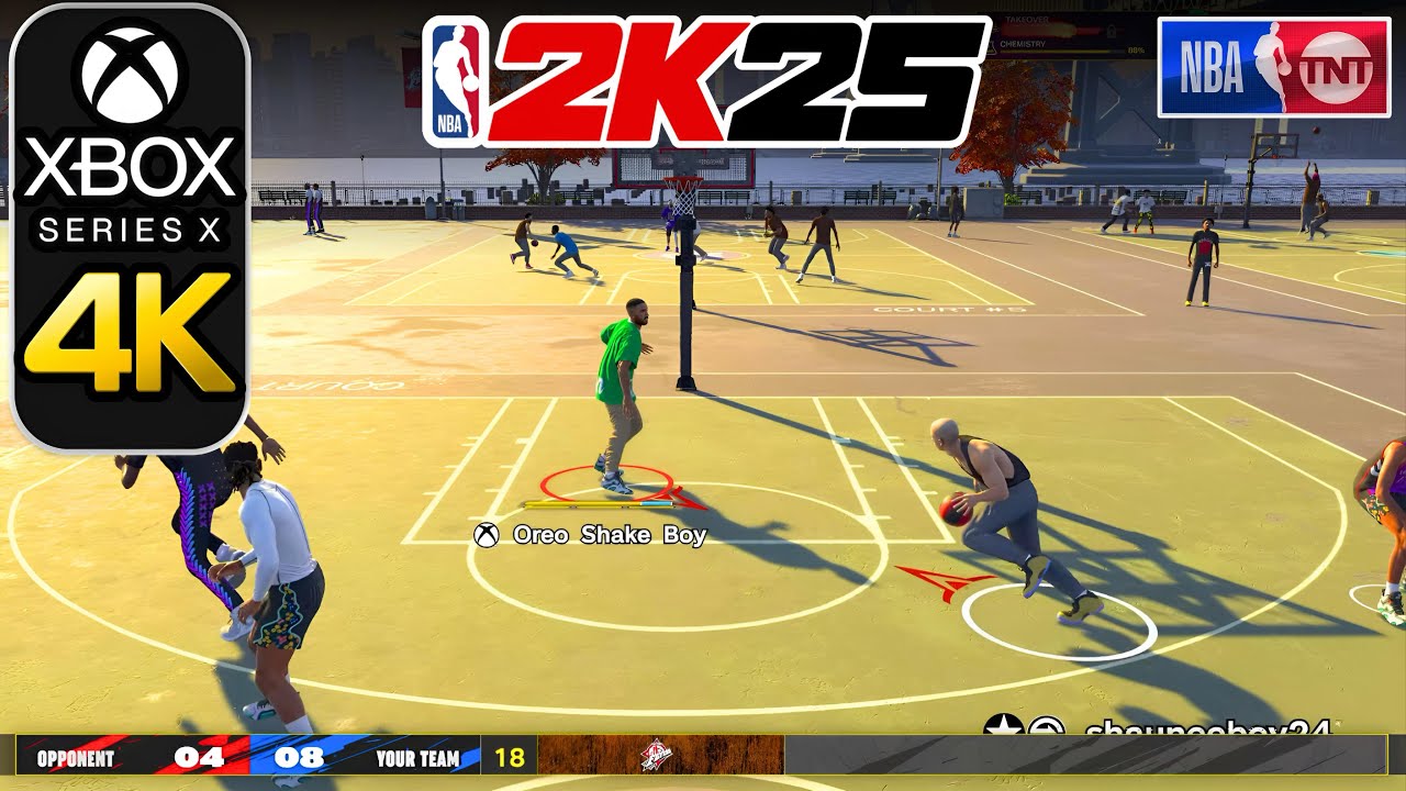 NBA 2K25 Park Gameplay - No Commentary Xbox Series X (4K 60FPS)