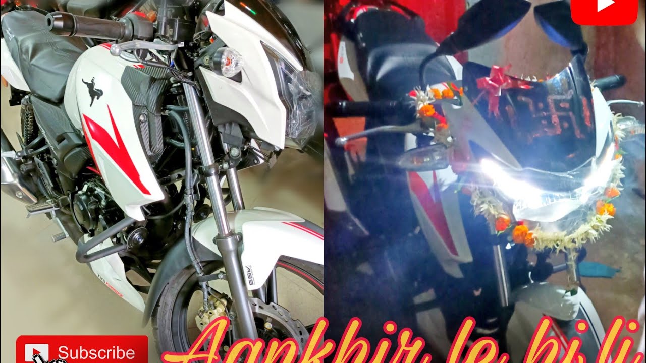 Taking Delivery of Apache RTR 160 2v Bs6 Model By Mishra TVS 2021
