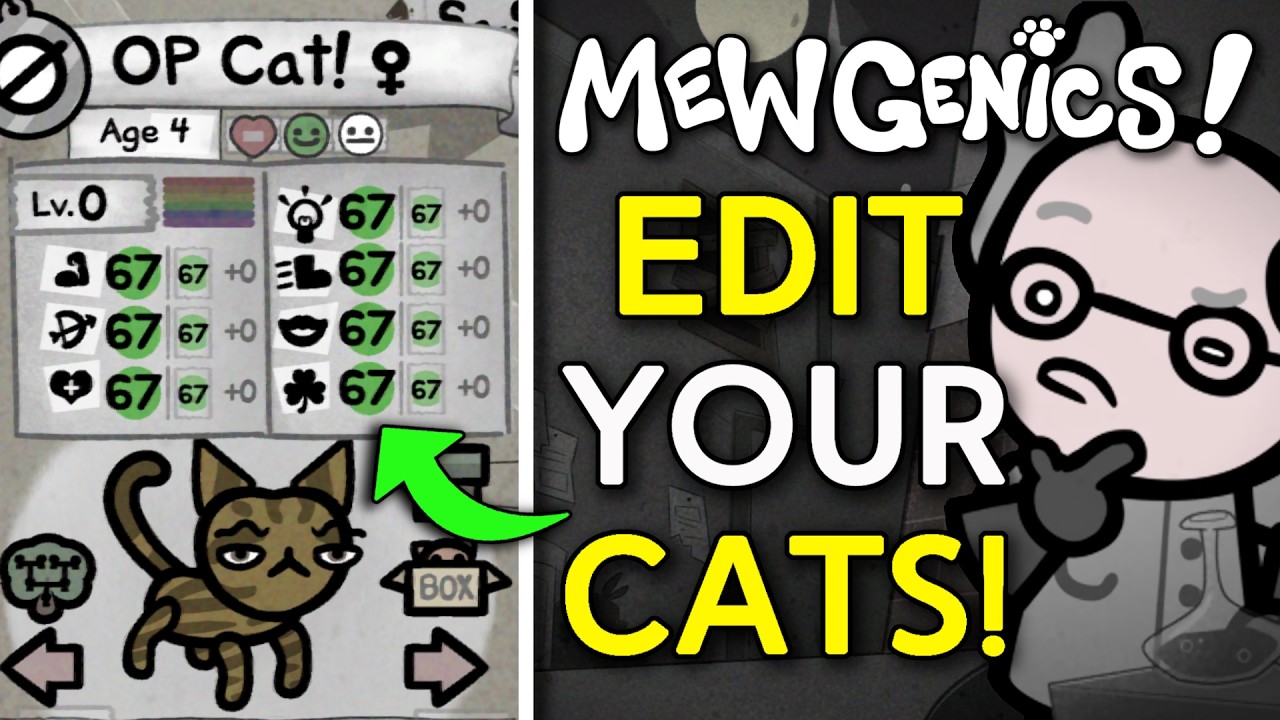 We Can Fully Edit Our Cats in Mewgenics Now! (Names Included!)