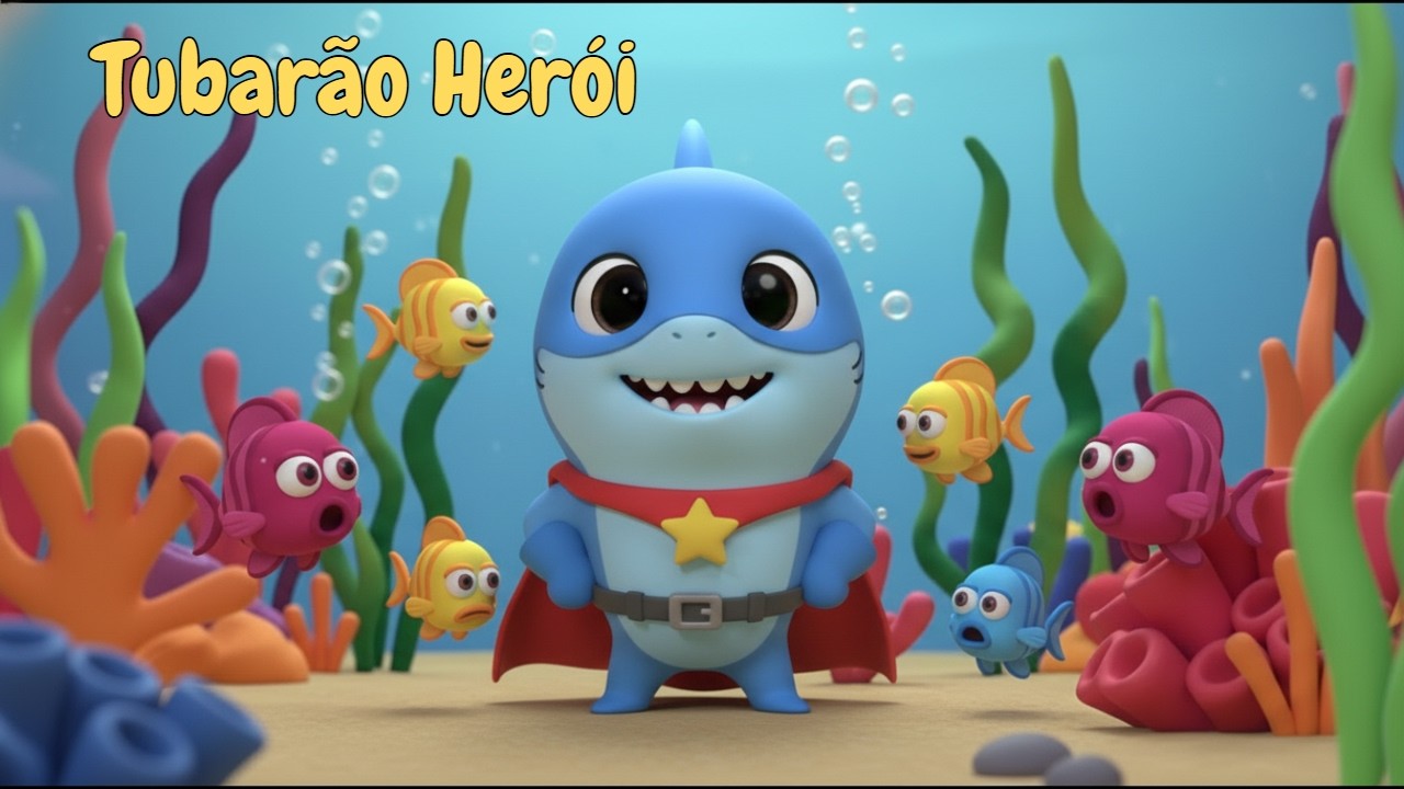 20 Minutos de Diversão Com Tubarão Herói🐟🦈 & Amigos | Uma Aventura no Fundo do Mar