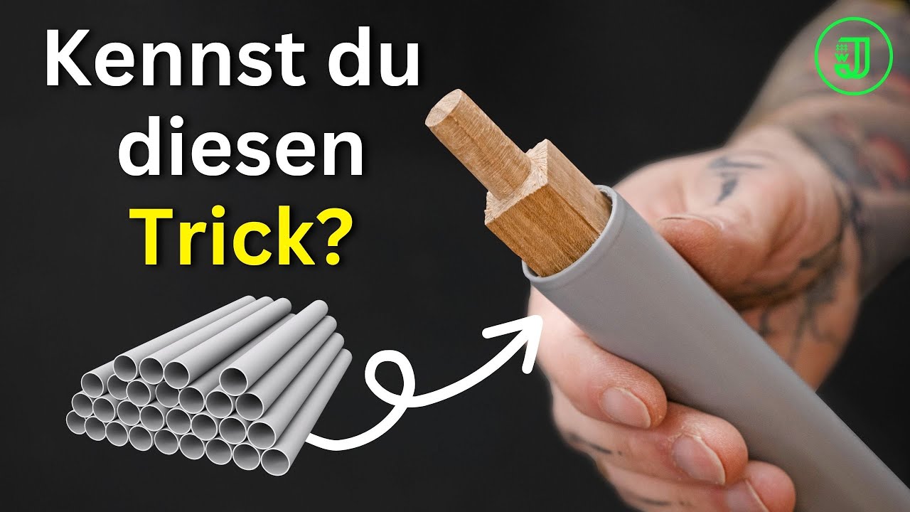 Der TRICK mit dem ROHR, den jeder HEIMWERKER kennen sollte! 🤩 | Jonas Winkler