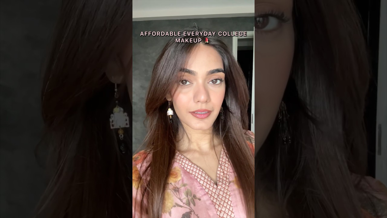 *Affordable* EVERDAY *college makeup*🫶🏻 simple and easy tutorial 🤩 #makeup #makeuptutorial
