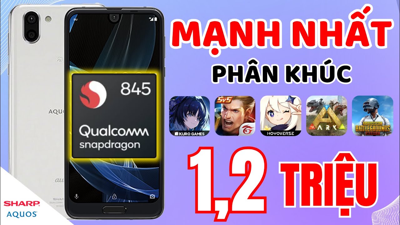 Цена Snapdragon 845 1,2 миллиона: отличная производительность — Sharp Aquos R2!