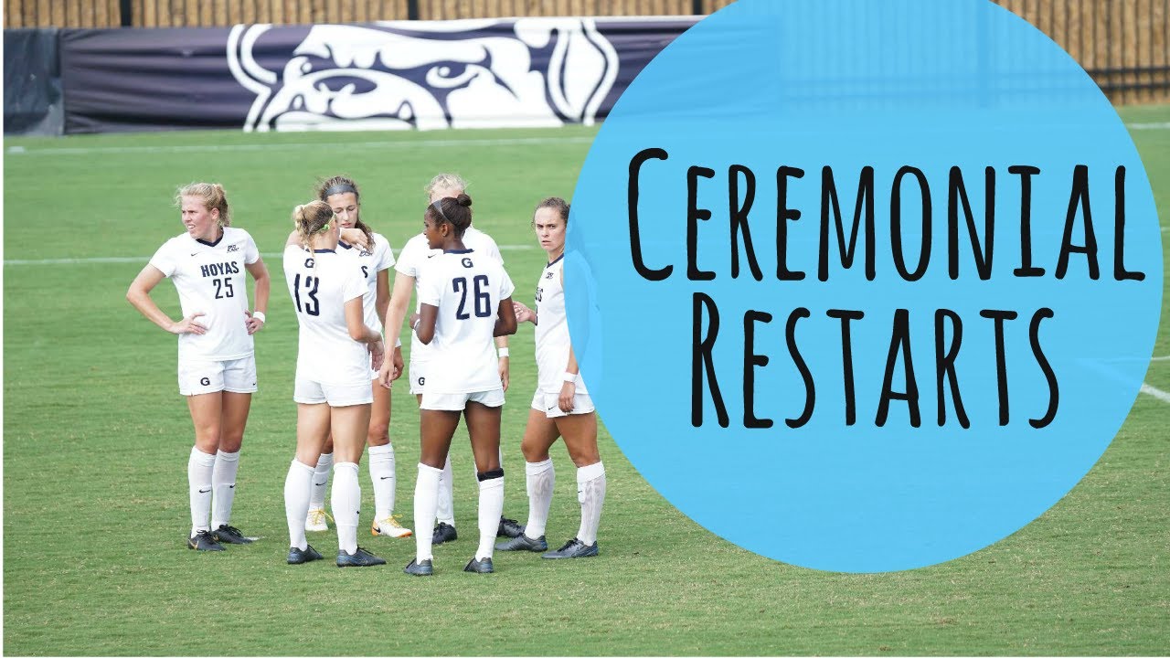 Soccer Ref Tips - Ceremonial Restarts For Beginners