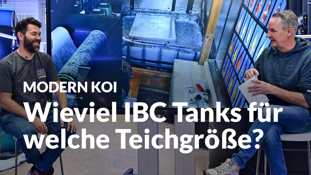 Wie viele IBC-Tanks braucht man nun als Filter? | Modern Koi Blog #6488