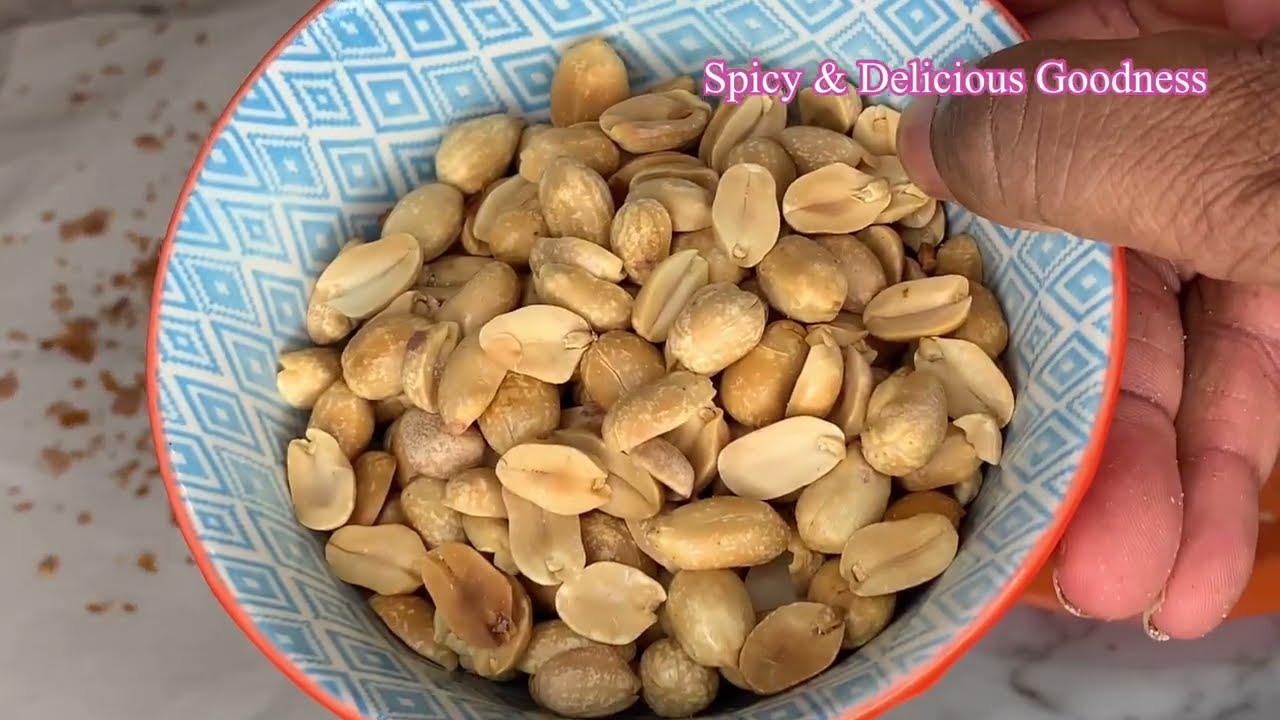 HOW TO ROAST PEANUTS/GROUNDNUTS IN SALT | @SpicyDeliciousGoodness