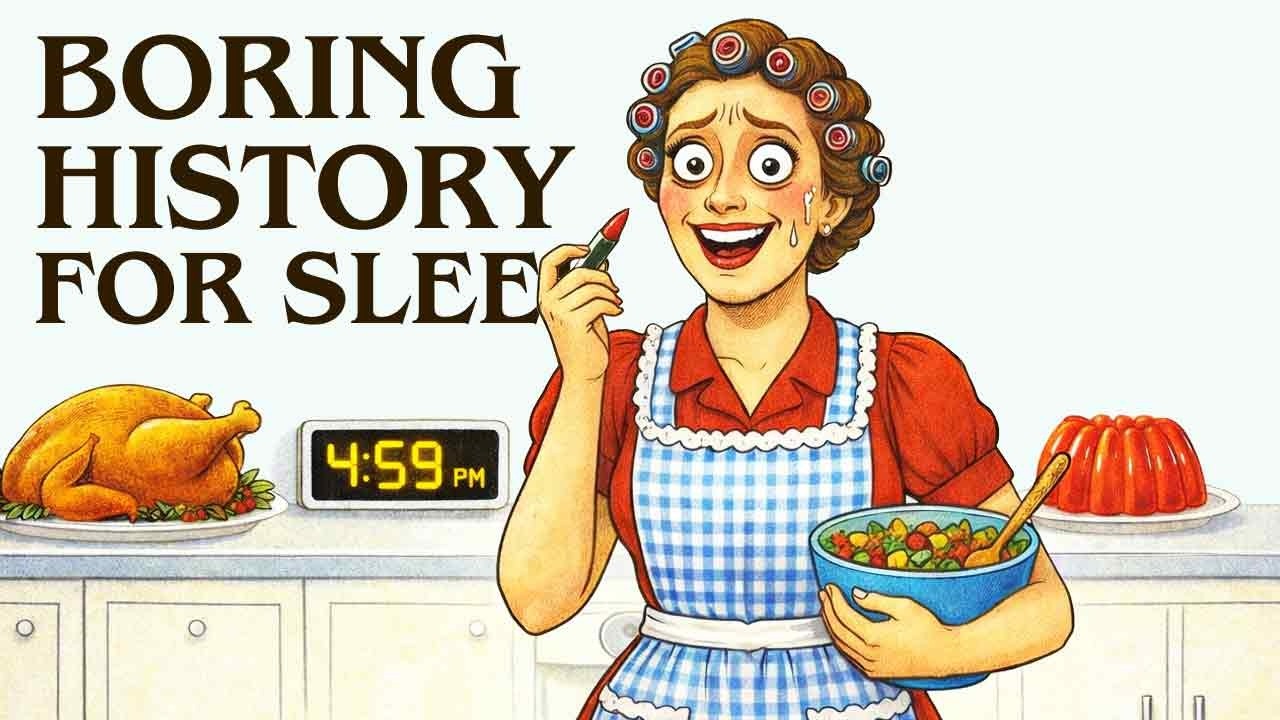 The Weird Kitchen Rules 1950s Housewives Had to Follow | Boring History for Sleep