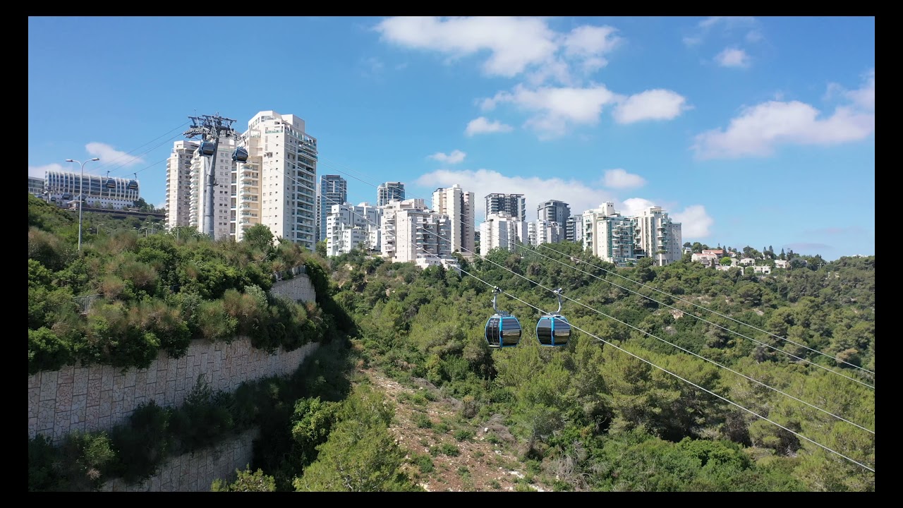 הרכבלית החדשה של חיפה-  Haifa's new funicular