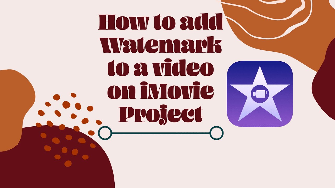 How to add watermark to a video in iMovie Project