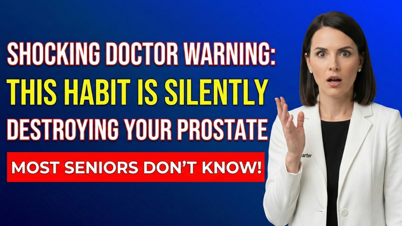 As a PROSTATE DOCTOR, I WARN SENIORS: this habit enlarges your prostate!