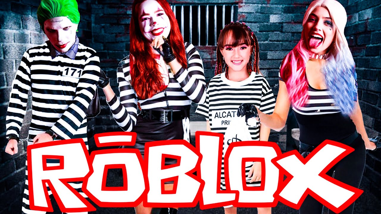 ESCAPE DA PRISÃO DO POLICIAL MALUCO COM A ARLEQUINA,CORINGA E PENNY ROBLOX Escape Siren Cop's Prison