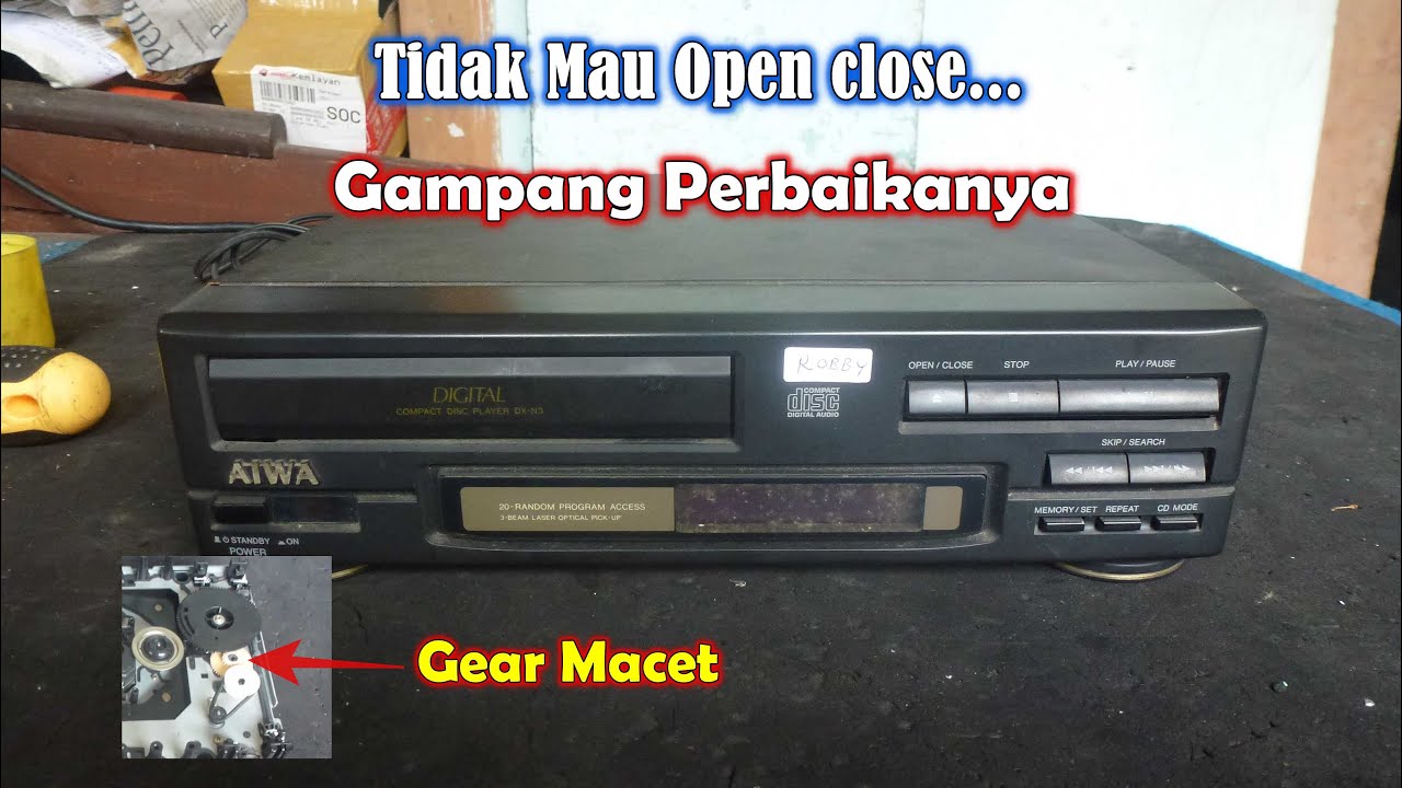 Aiwa CD Player DX-N3 Rusak Open Close