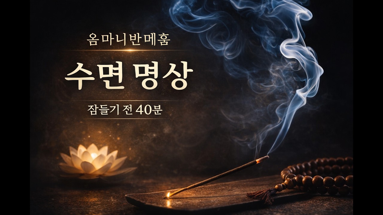 옴마니반메훔 │ 잠들기 전 듣는 불교 수면 명상 음악