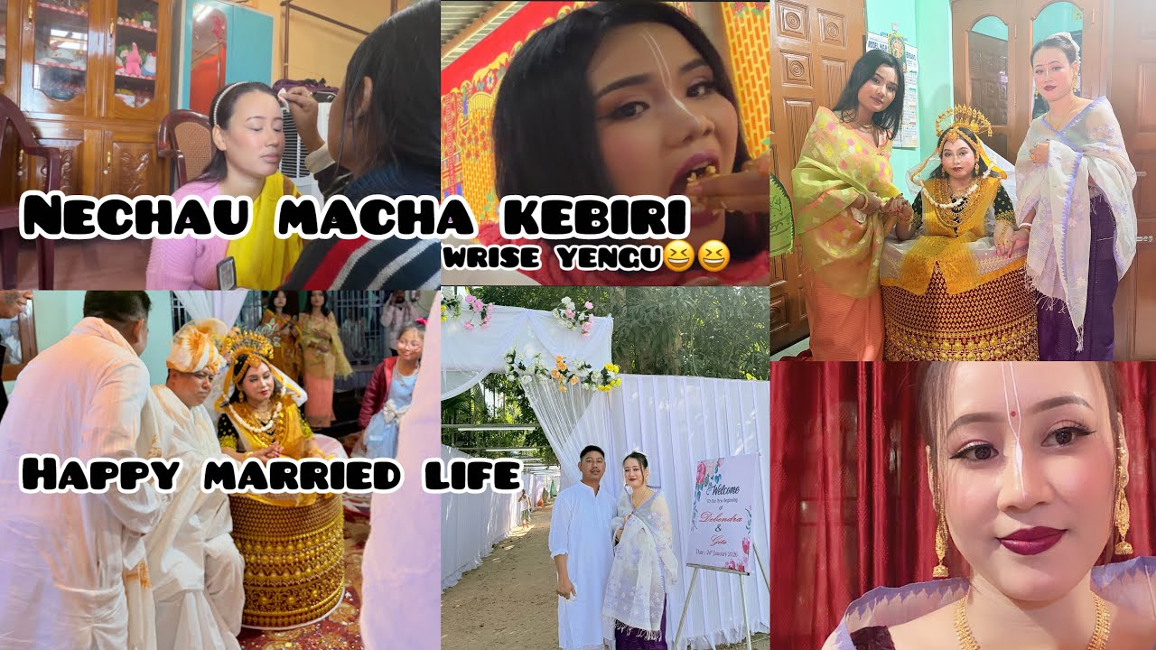 KUMSI GI ANI SUBA LUHONGBA CHATPA/HAPPY MARRIED LIFE Gita @Thokchomningol ❤️#cachar #manipuriwedding