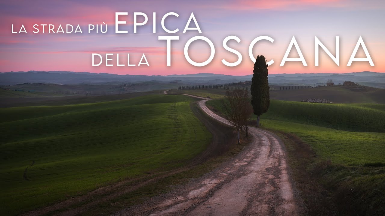 La strada più EPICA di tutta la TOSCANA| Vlog fotografia paesaggistica | Alba Crete Senesi