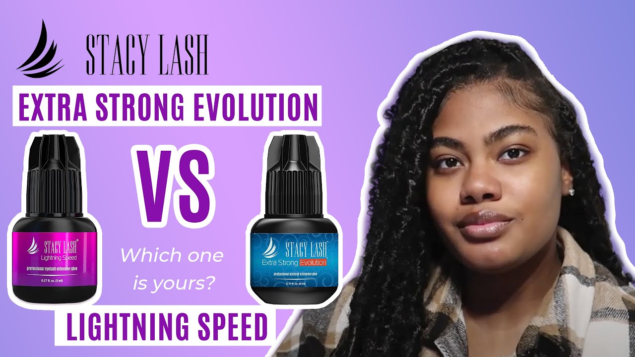 Stacy Lash Extra Strong Evolution vs Lightning Speed. Which one is yours?(+Cream Remover Bonus)