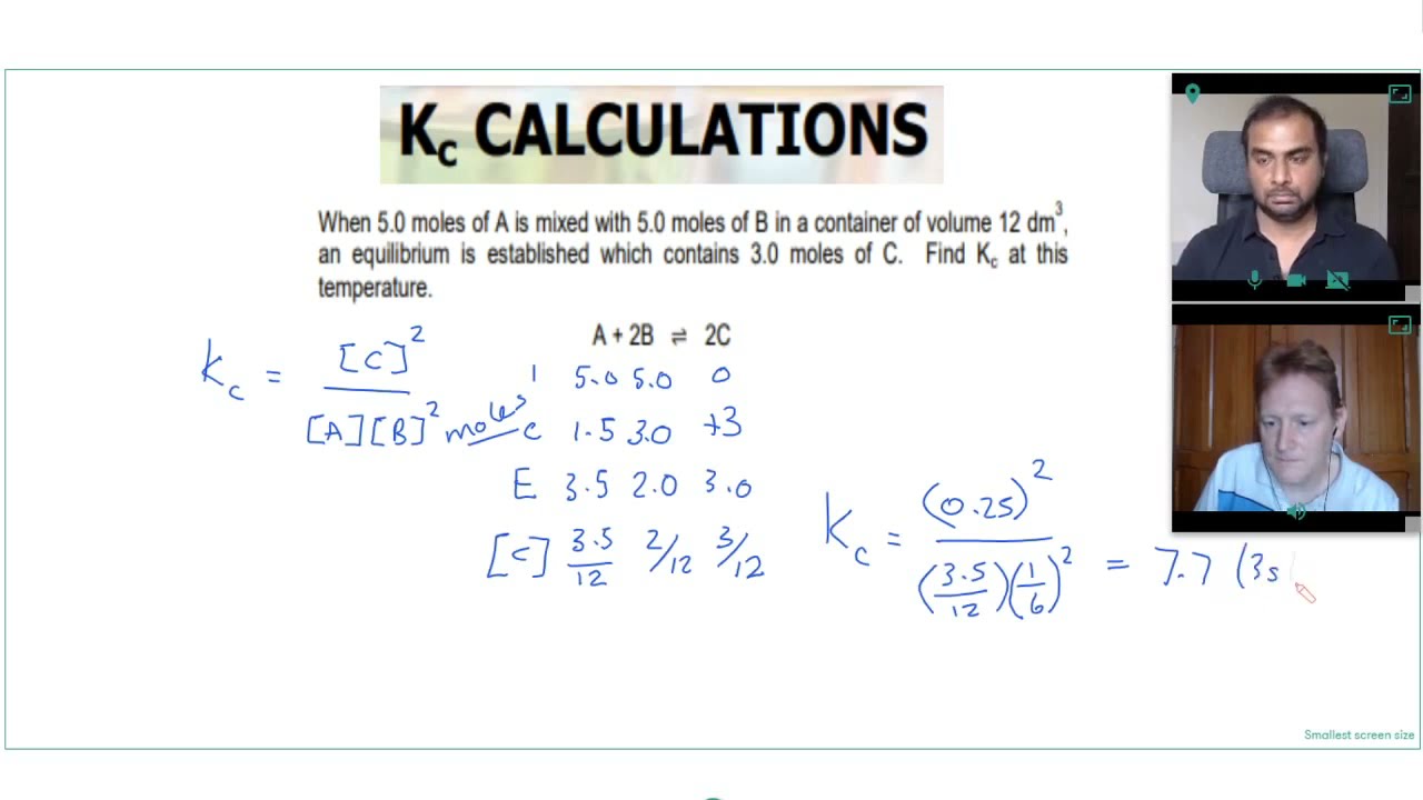 HOW to CALCULATE Kc and it's Units
