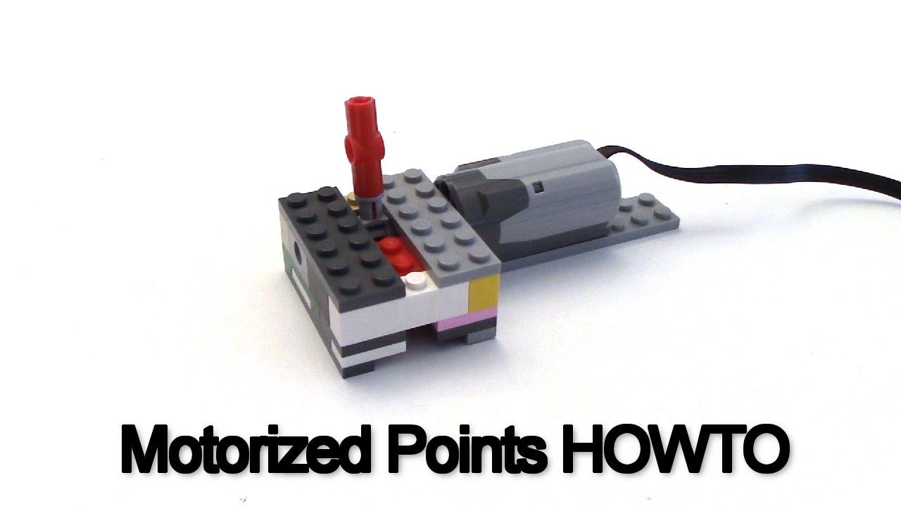 HOWTO LEGO Train Motorized Points Switch