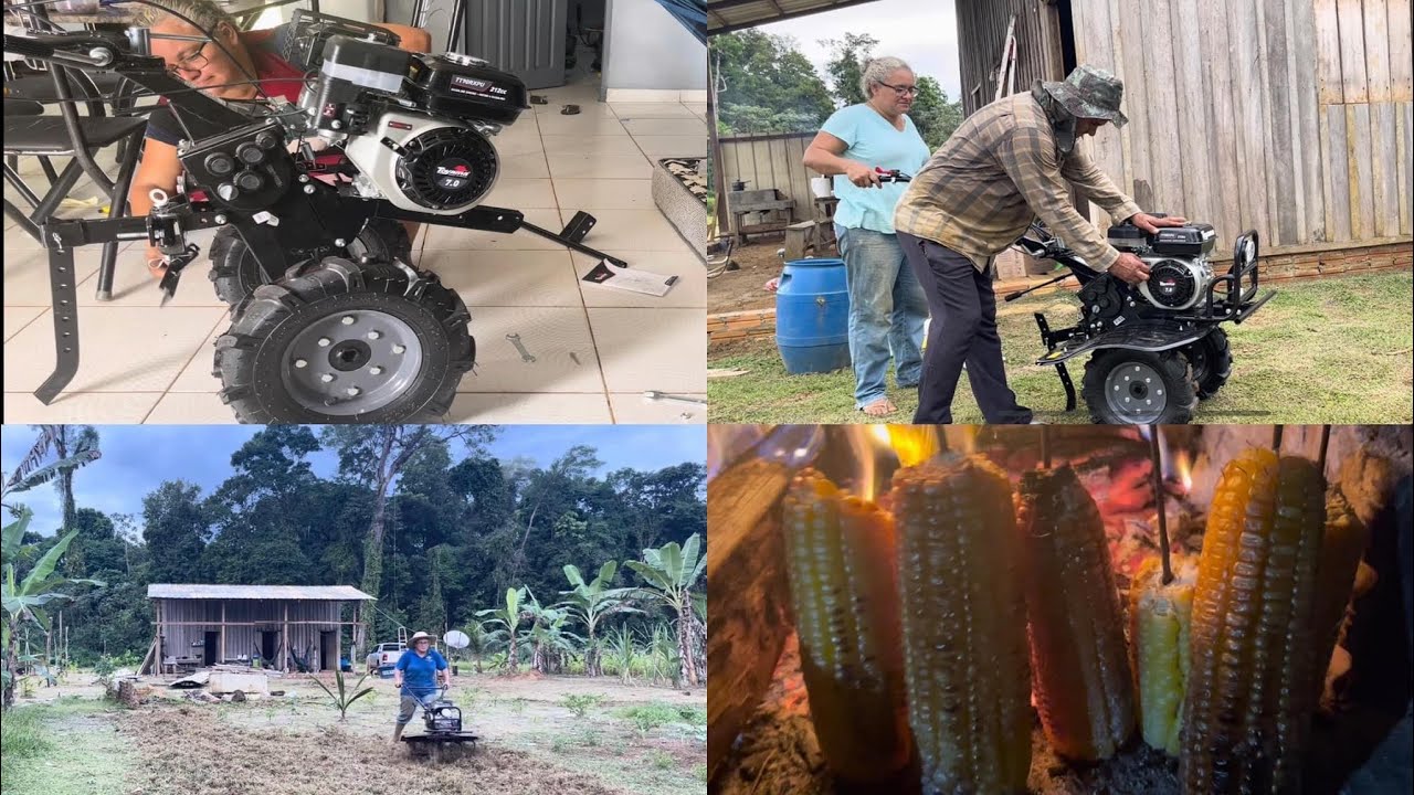 Montei é fiz o Teste no Motocultivador da TOYAMA no Sitio Toledo, será que deu certo? 😍 #eusoupower