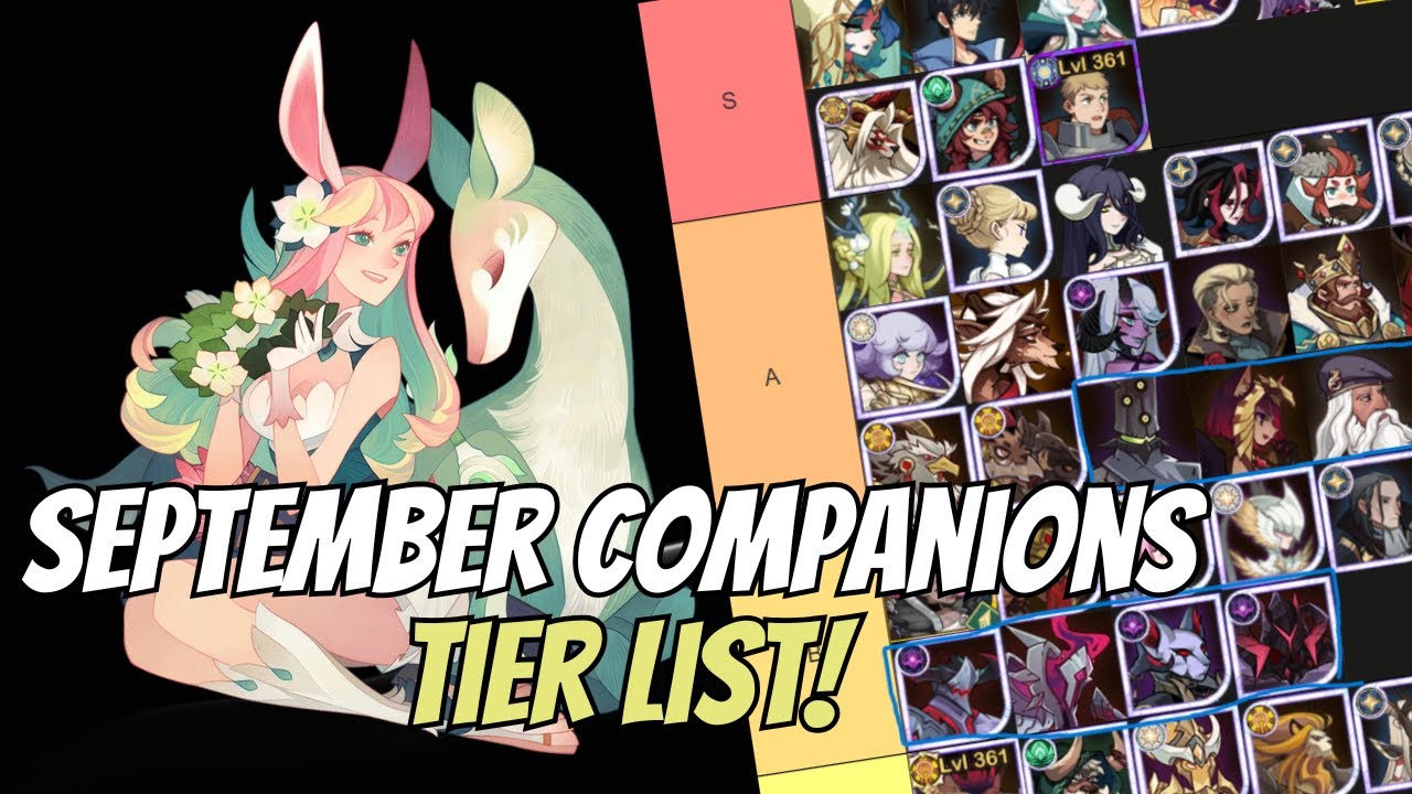 September Companions Tier List | AFK Arena Companions