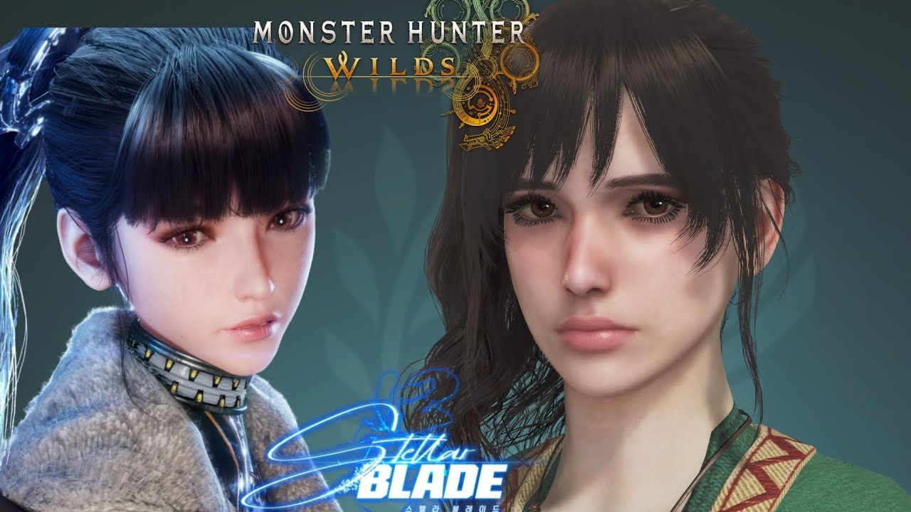 EVE (STELLAR BLADE) MONSTER HUNTER WILDS |CHARACTER CREATION |