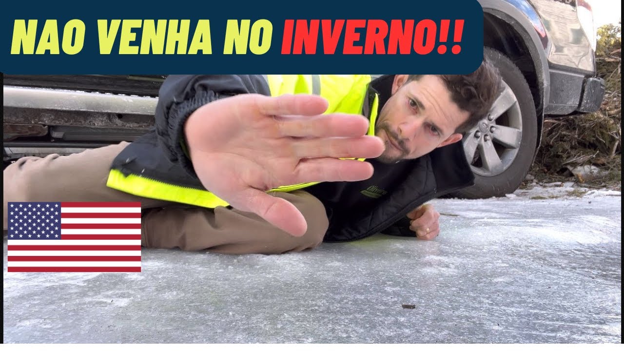 Não venha pra os ESTADOS UNIDOS no INVERNO!!!