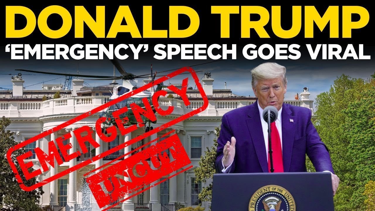 Trump Speech Live | US President Drops Bombshell | Trump New Message To America | US News