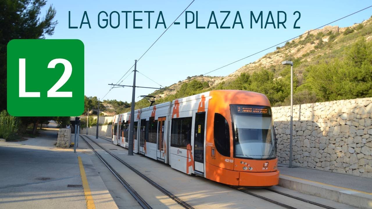Parada de la goteta - Plaza mar 2 | L2 Tram de ALICANTE