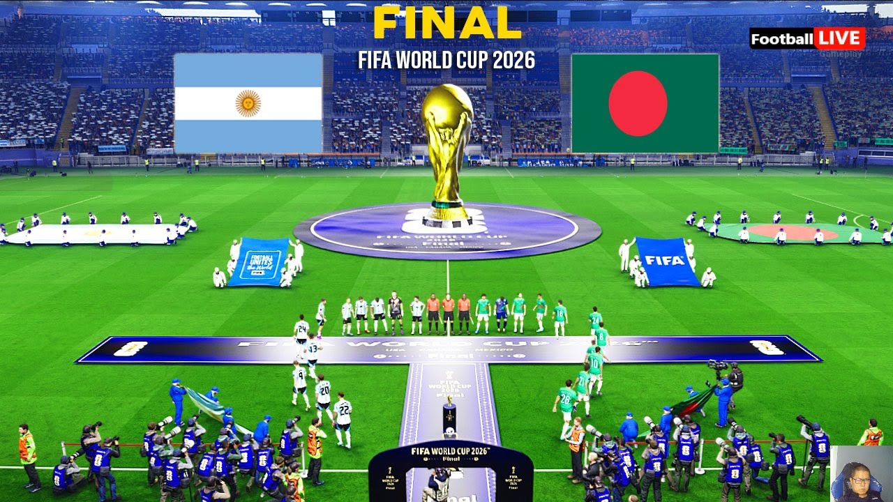 Argentina vs Bangladesh - FINAL - FIFA World Cup 2026 | Messi vs Bangl | Full Match | eFootball PES