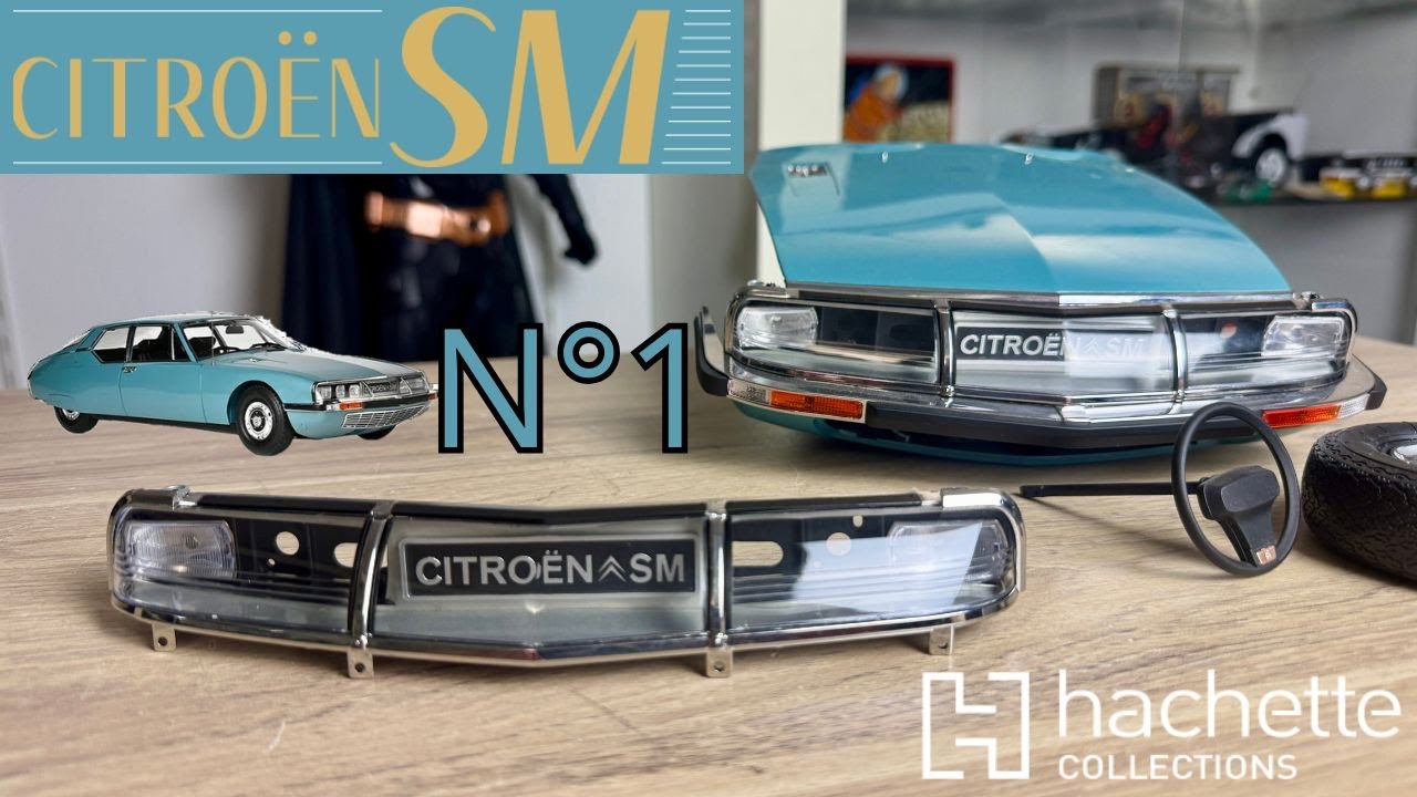 Citroën SM 1/8 par Hachette ! Déballage & premières pièces du N°1 🚗🔧