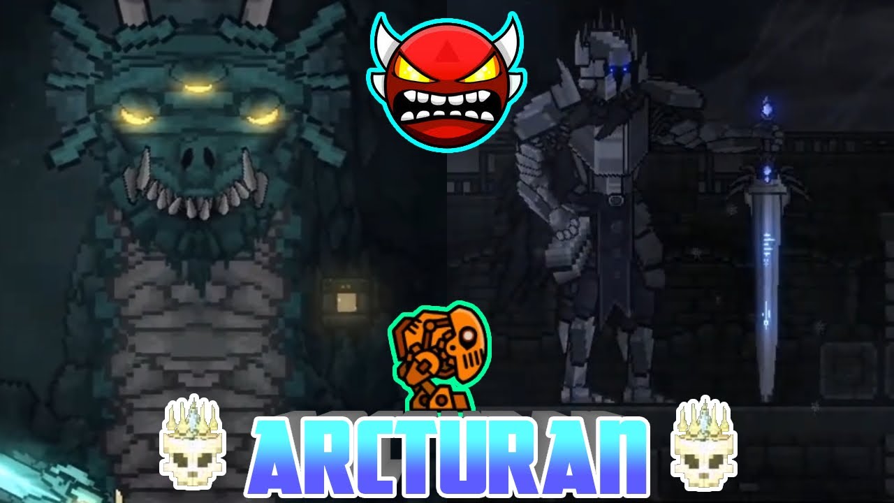 I Beat The BEST Platform Level In GEOMETRY DASH: Arcturan By TheJShadow & More