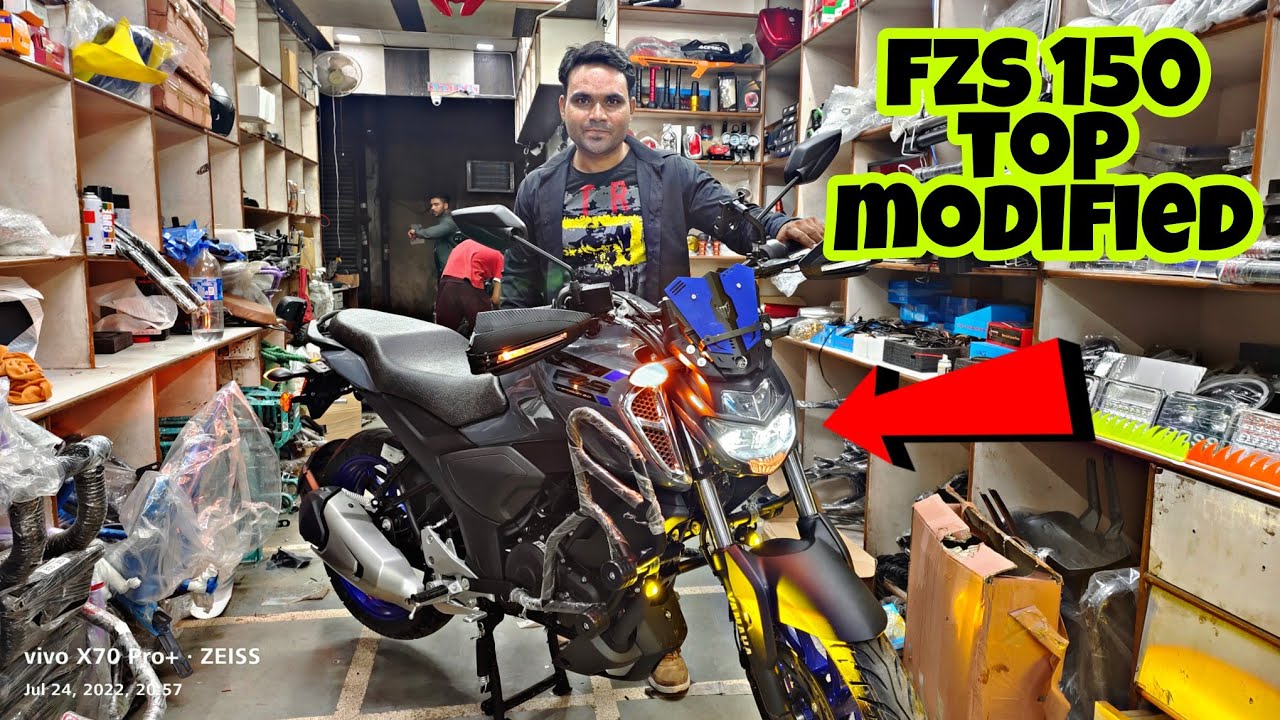 Yamaha fzs bs6 150 modified | brand new fzs modifications | fzs modified