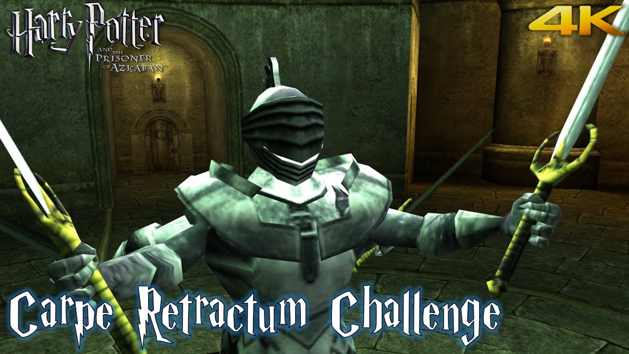Harry Potter and the Prisoner of Azkaban PS2 'Potions/Carpe Retractum Challenge' Walkthrough (4K)