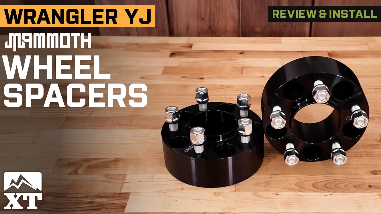 Jeep Wrangler YJ Mammoth 2-Inch Billet Wheel Spacers Review & Install