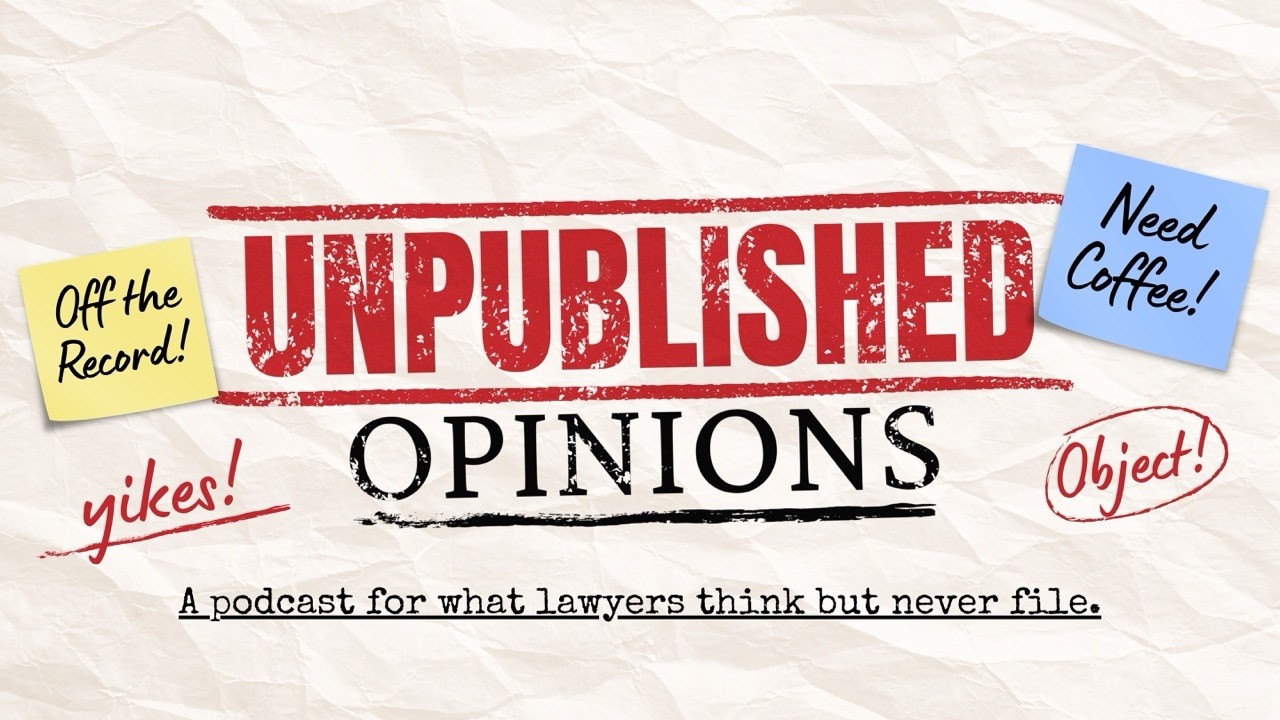 Unpublished Opinions Podcast Episode 2: Judge Chad Kenney