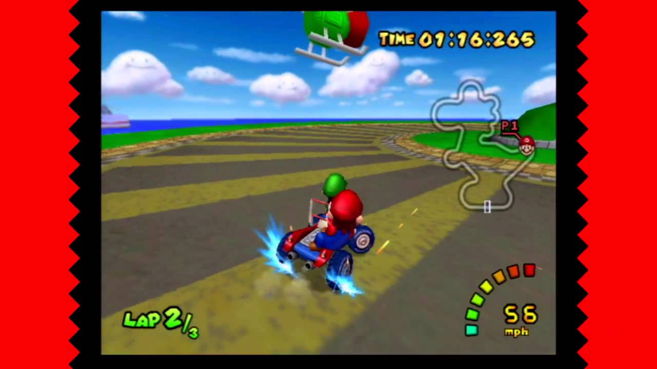 Mario Kart: Double Dash!! [720p] [60fps] Yoshi Circuit Time Trial