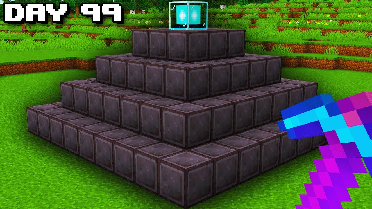 Can You Get a Full Netherite Beacon in 100 Minecraft Days?