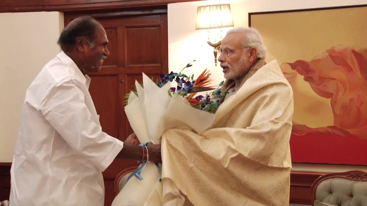 Puducherry CM N. Rangasamy calls on PM Modi